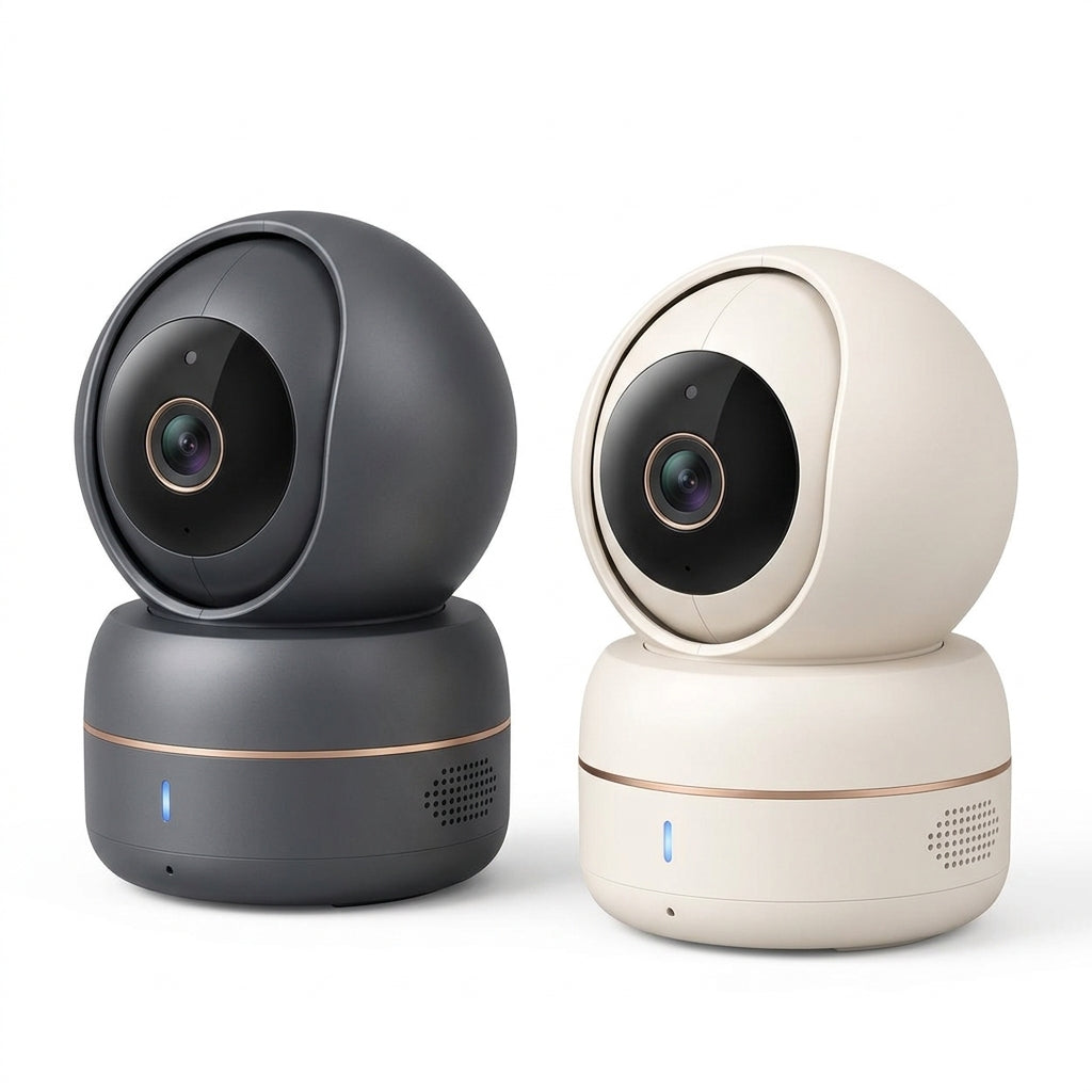 Vriiogds™ PawView 2K Indoor Pet Camera – Wi-Fi Pan/Tilt Home Pet Monitor with Two-Way Audio, Night View & Privacy Cover